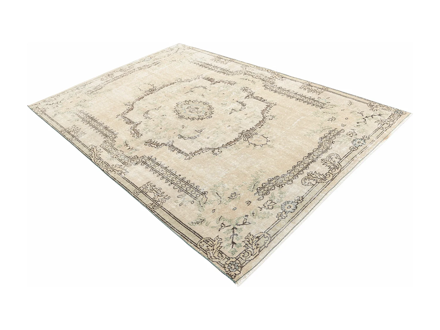 Tapis de laine 160x239 brun Ultra Vintage