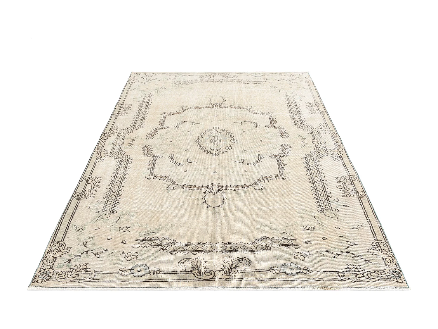 Tapis de laine 160x239 brun Ultra Vintage