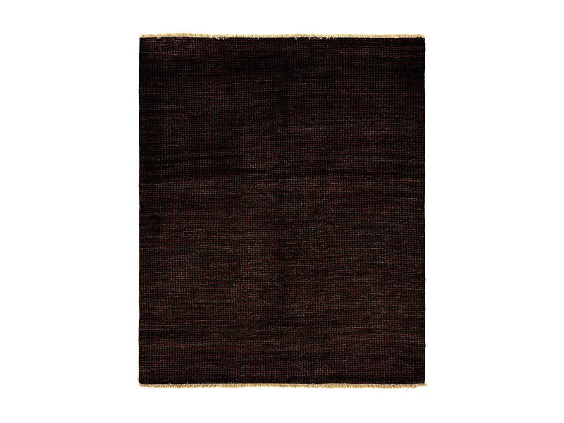Tapis de laine 157x196 noir Juma