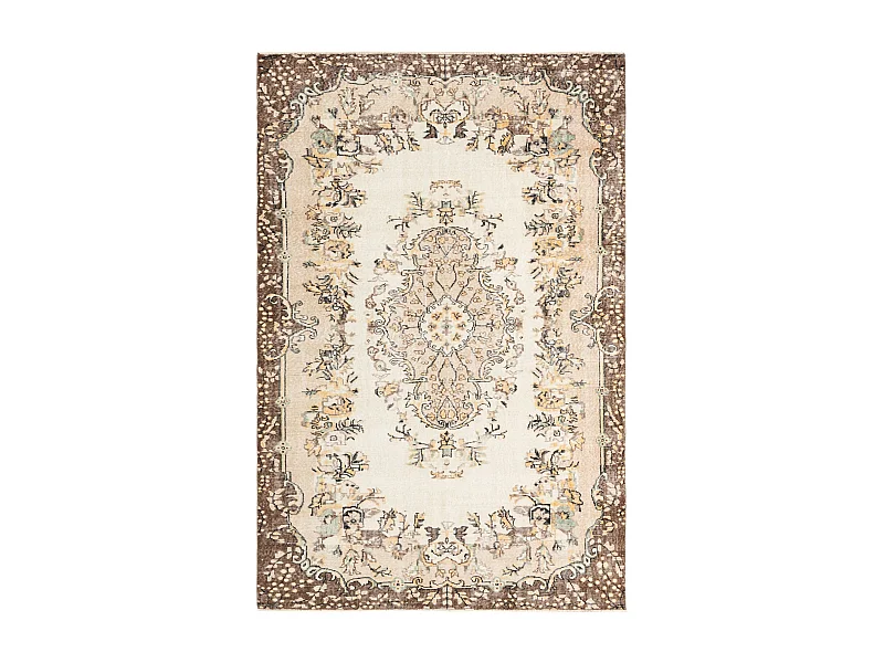 Tappeto in lana 188x279 beige Ultra Vintage