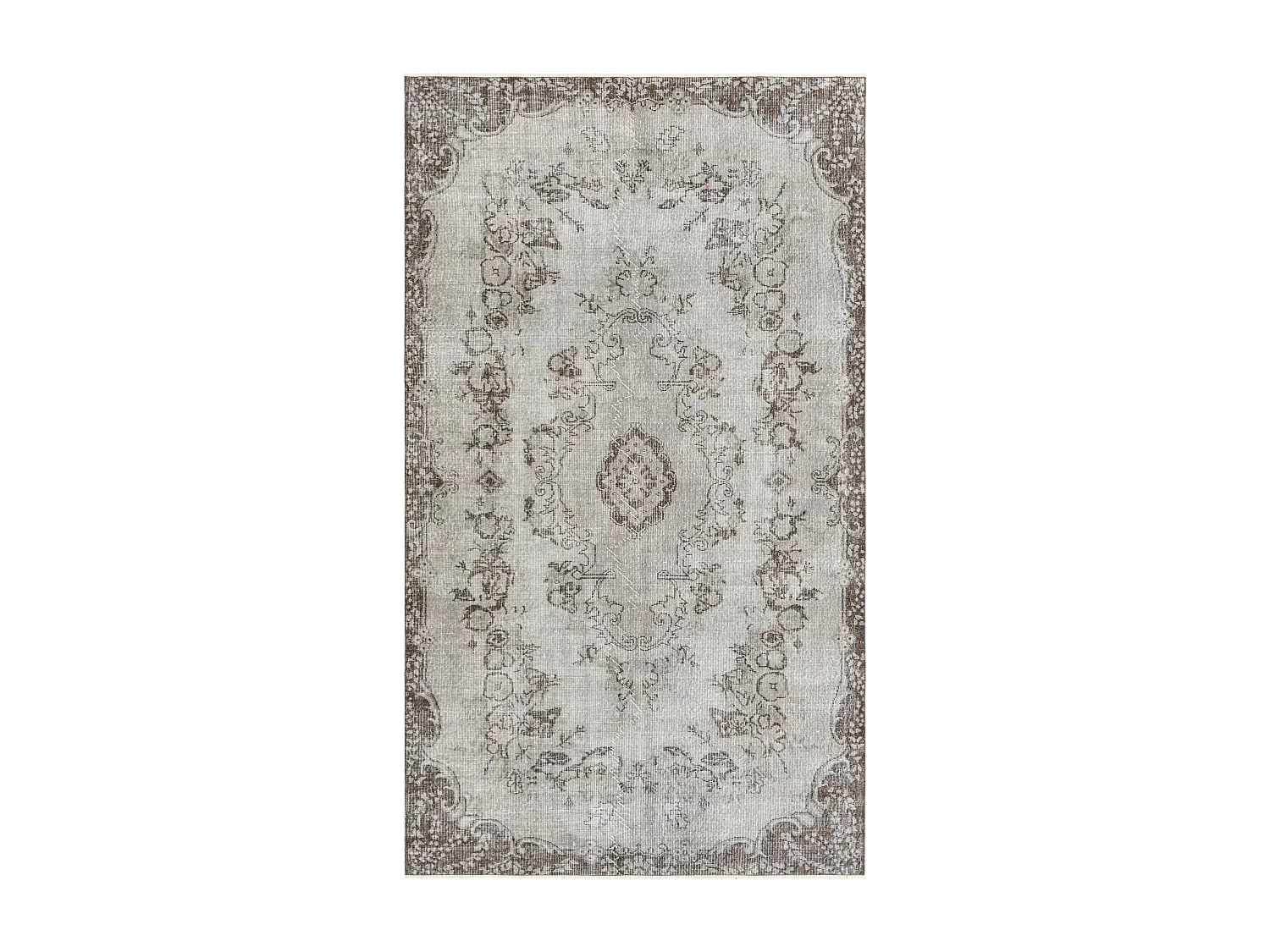 Tapis de laine 163x282 gris Ultra Vintage