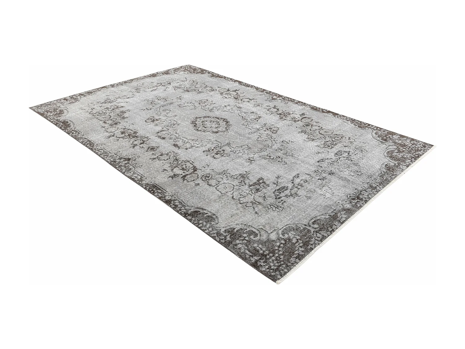 Tapis de laine 163x282 gris Ultra Vintage