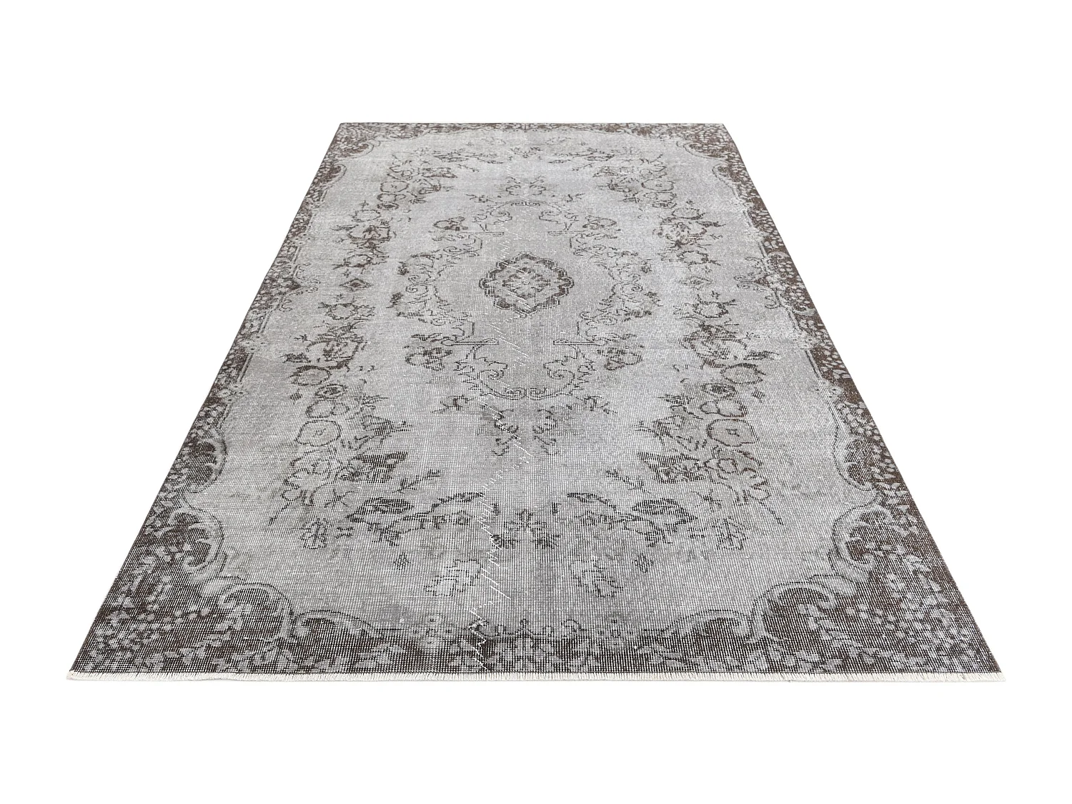 Tapis de laine 163x282 gris Ultra Vintage