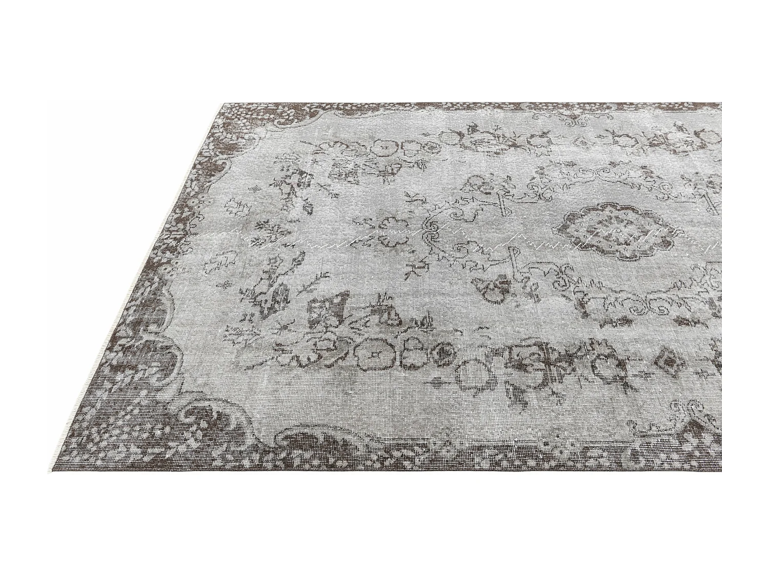 Tapis de laine 163x282 gris Ultra Vintage