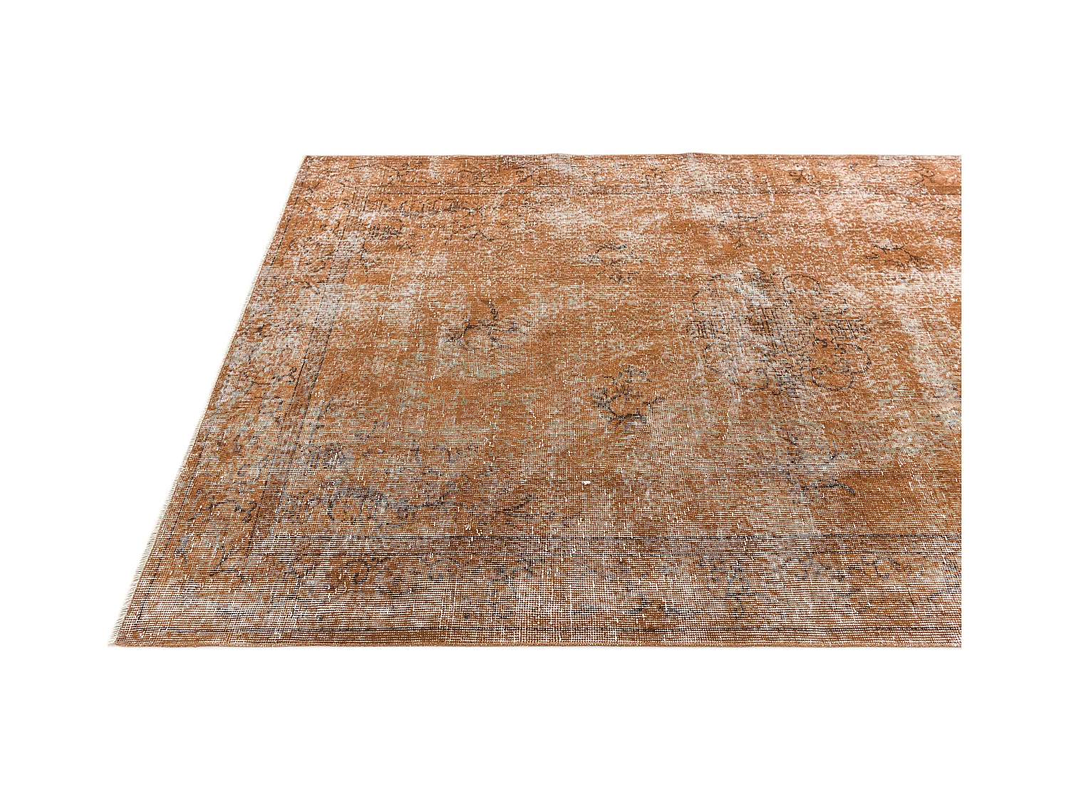 Wollteppich 152x254 Braun Ultra Vintage