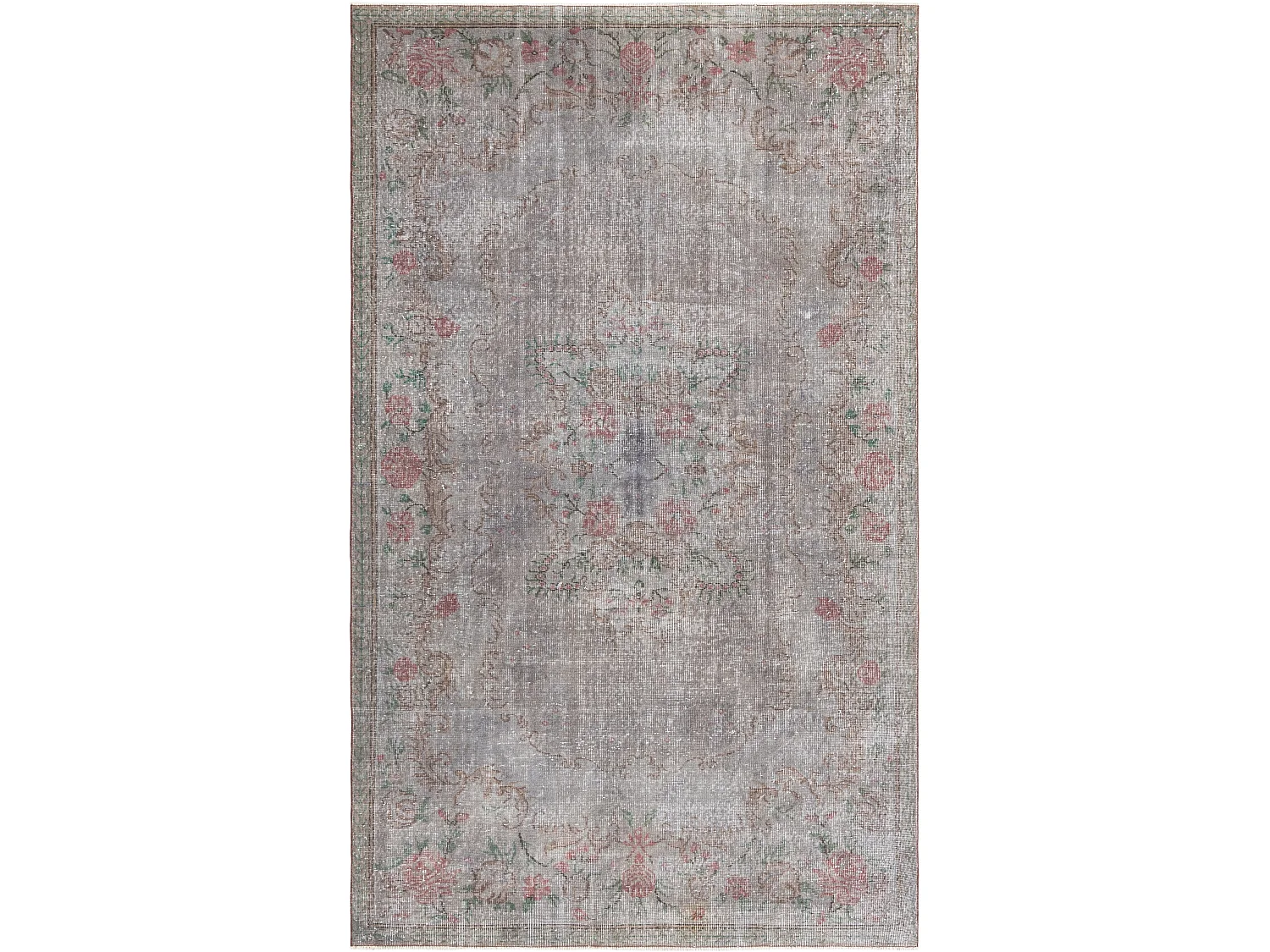 Tapis de laine 185x307 gris Ultra Vintage