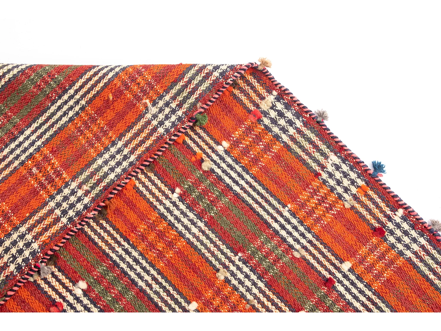 Wollteppich 175x234 Orange Jajim