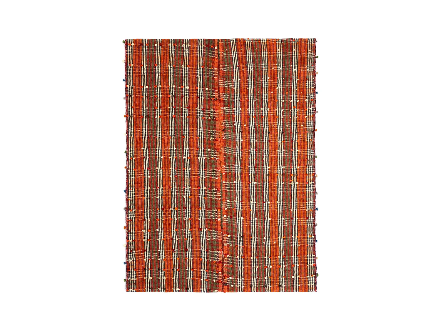 Tapis de laine 175x234 orange Jajim