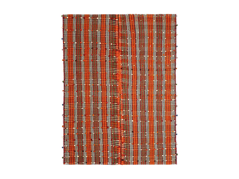 Tapis de laine 175x234 orange Jajim