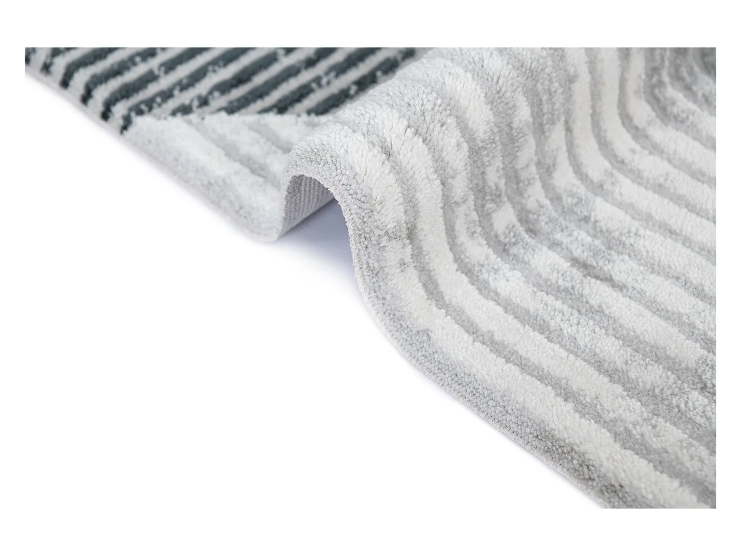 Tapijt 245x160 Lichtgrijs Davos Grecian