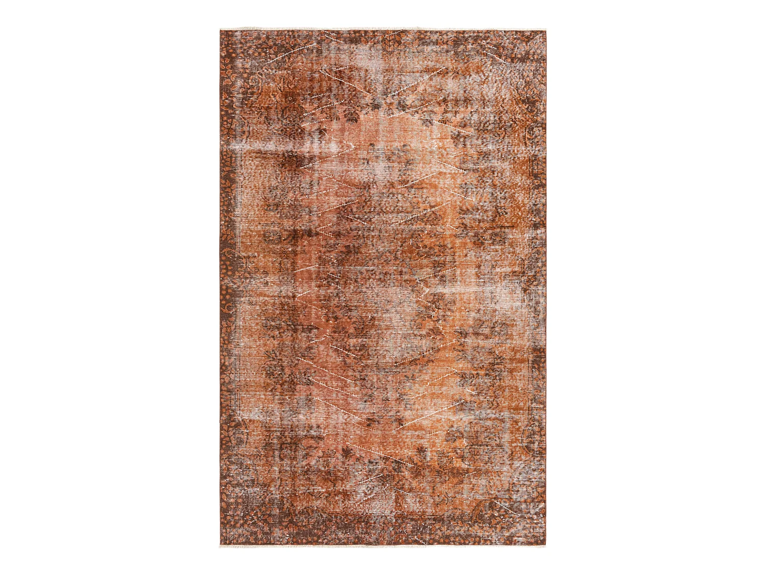 Tapis de laine 175x249 brun Ultra Vintage