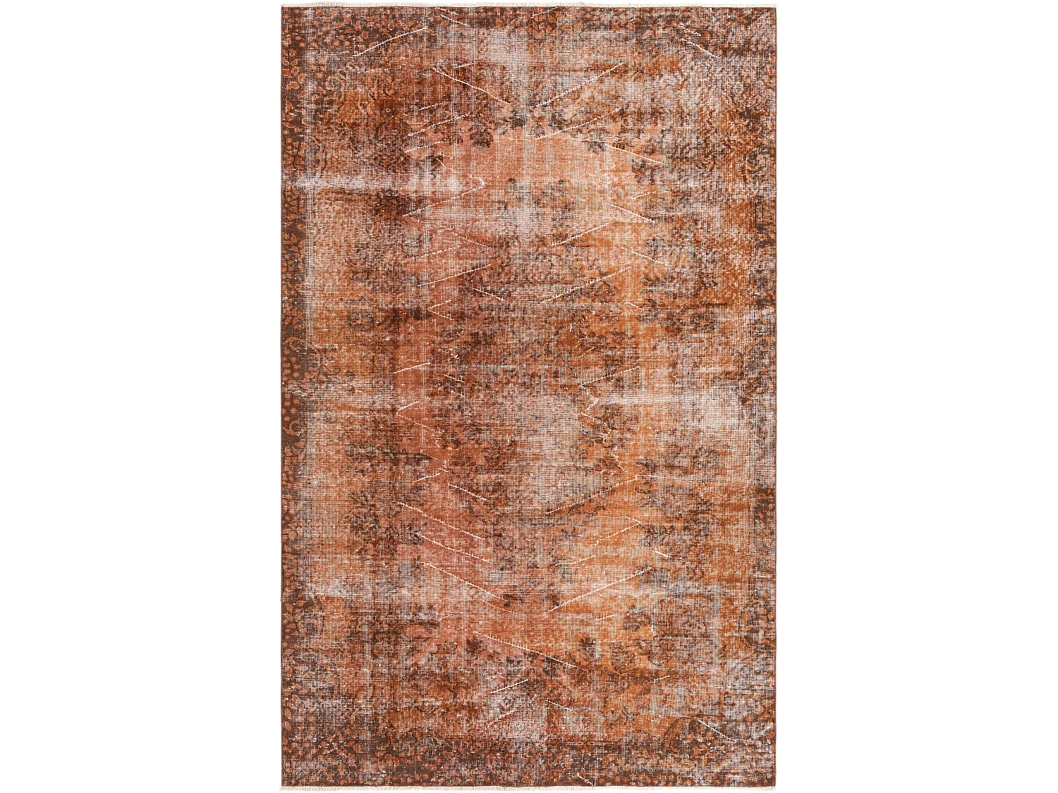 Tapis de laine 175x249 brun Ultra Vintage