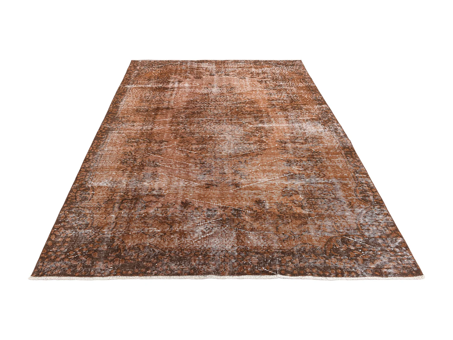 Tapis de laine 175x249 brun Ultra Vintage