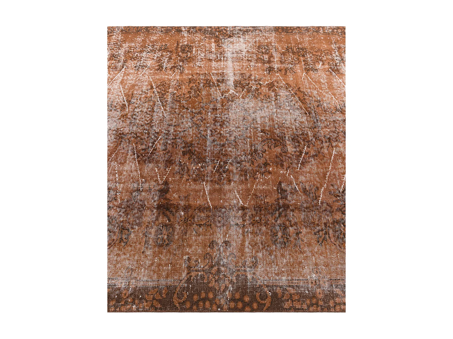 Tapis de laine 175x249 brun Ultra Vintage