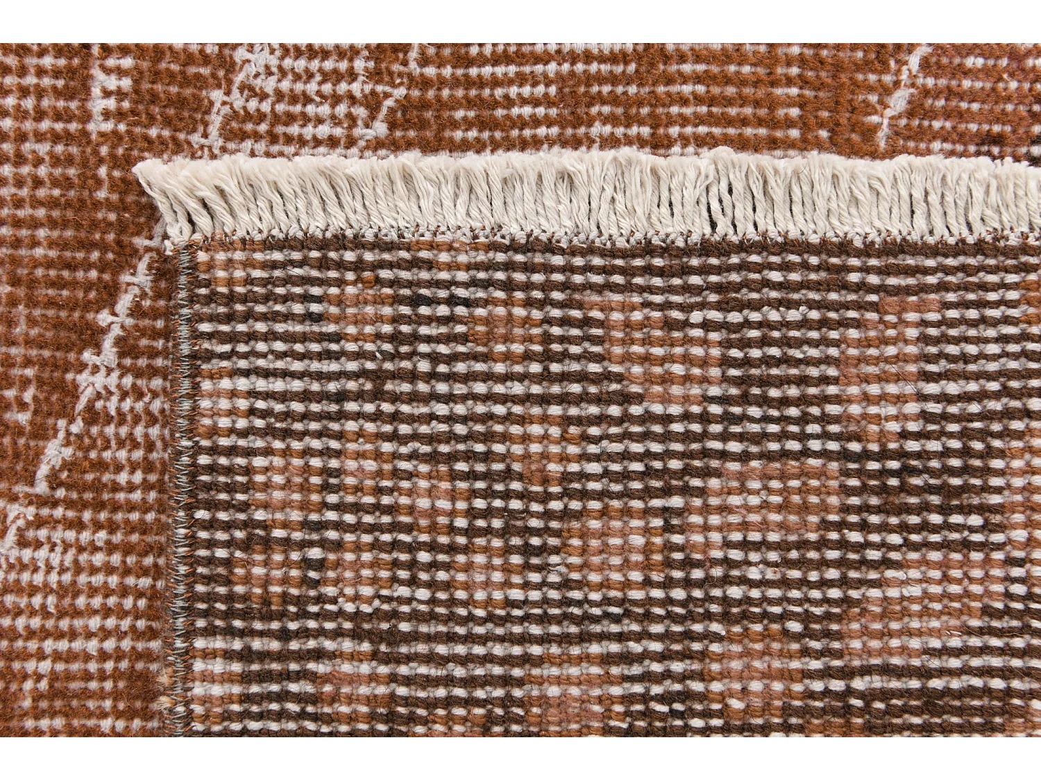 Tapis de laine 175x249 brun Ultra Vintage