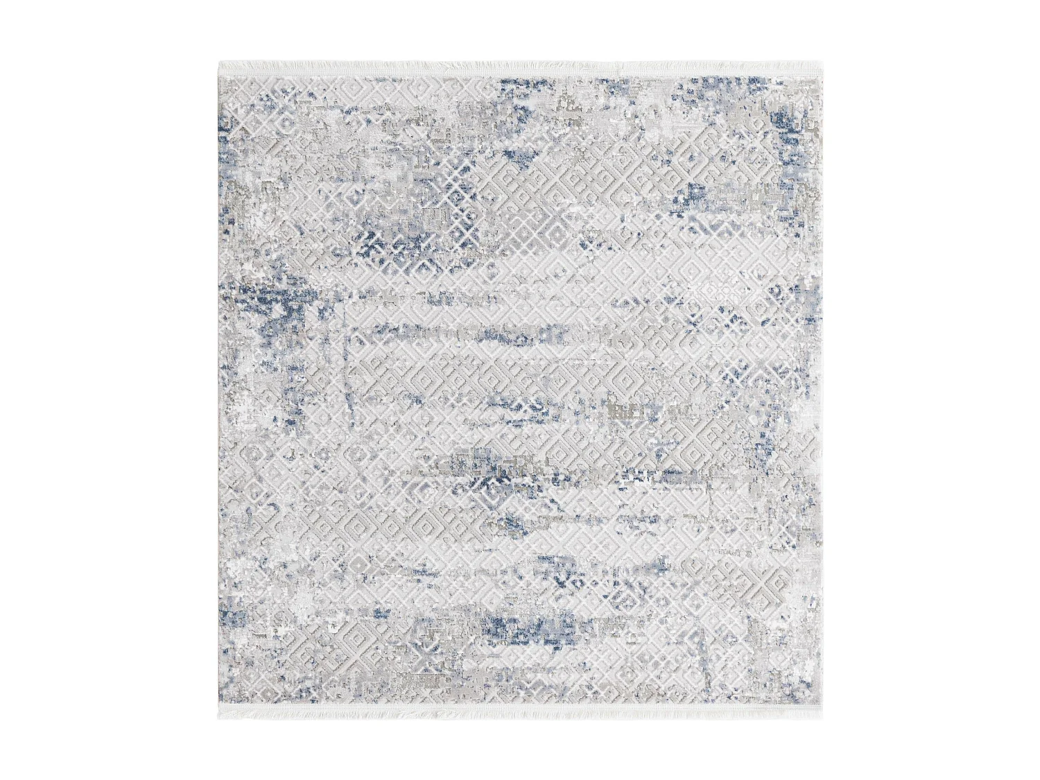 Tappeto 240x240 Blu Davos Fusion