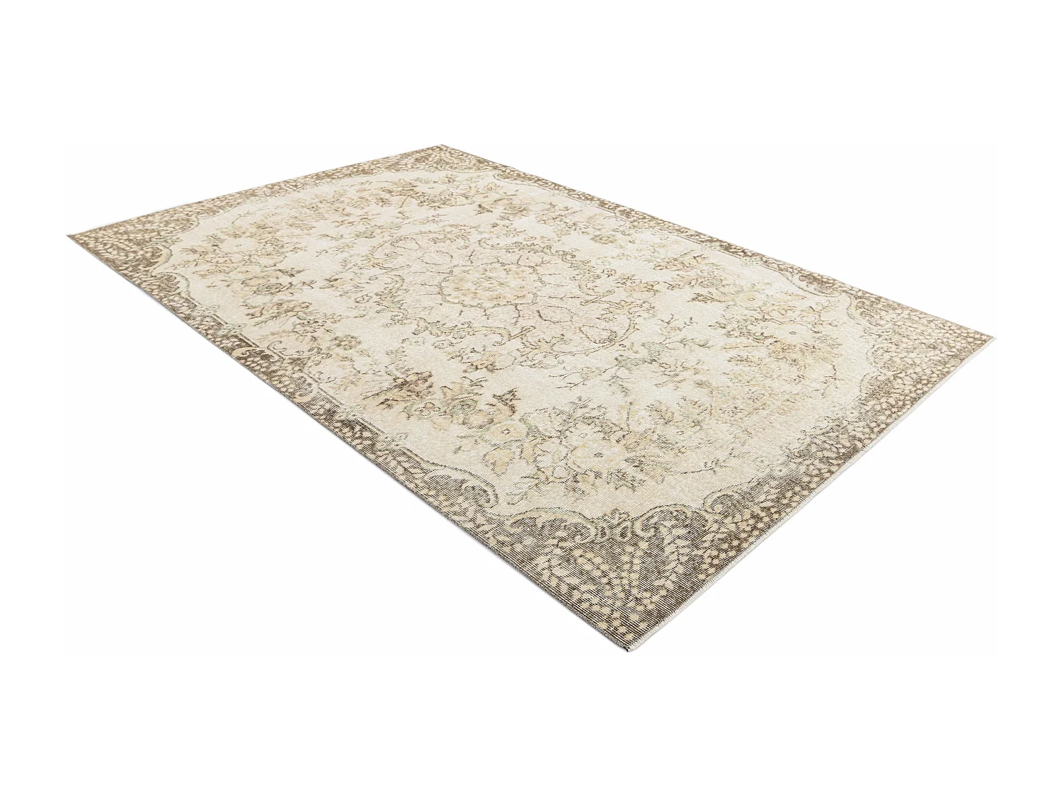 Tappeto in lana 163x269 beige Ultra Vintage