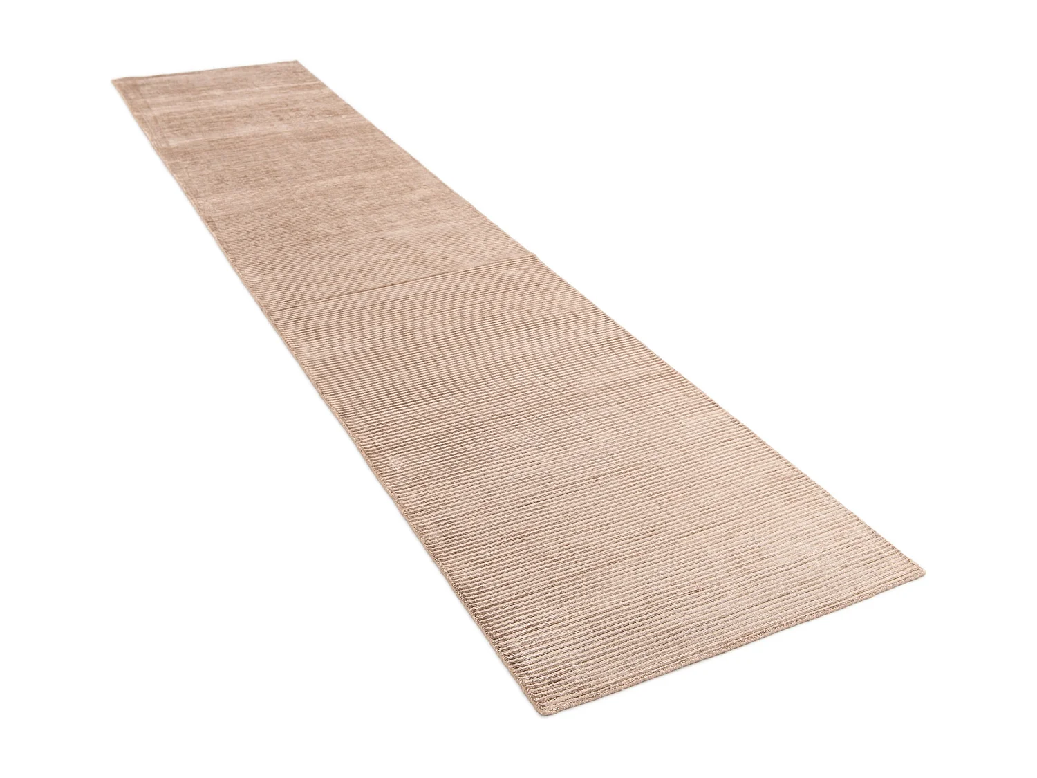 Tapis de couloir en laine 81x396 brun Darya