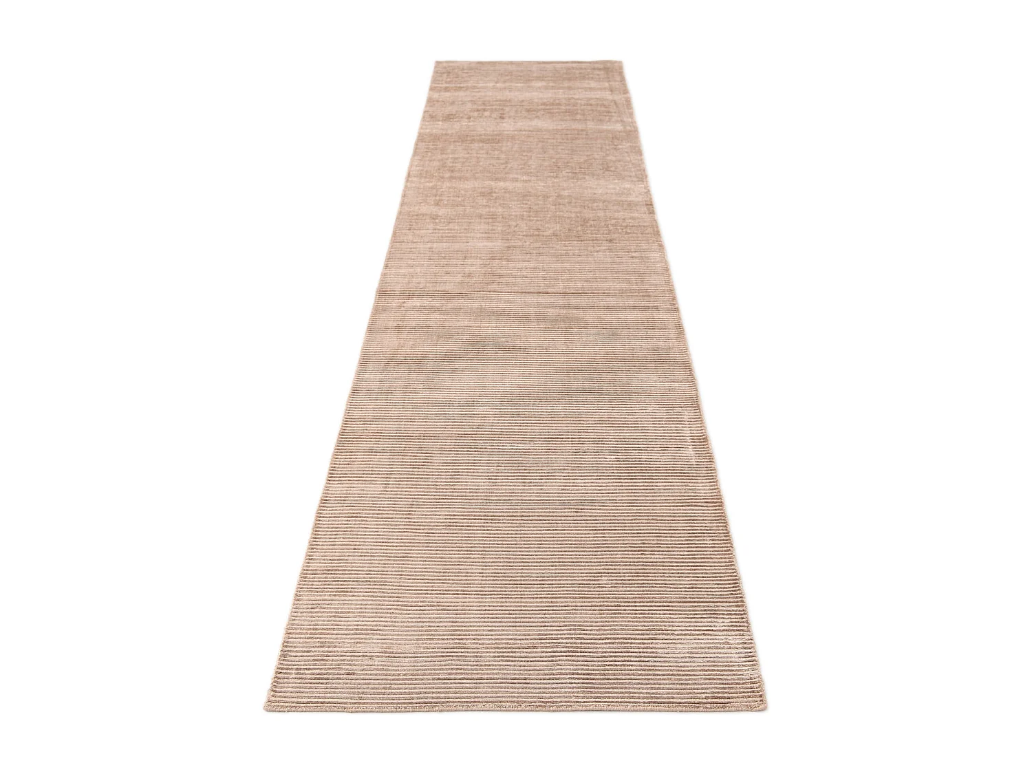 Tapis de couloir en laine 81x396 brun Darya
