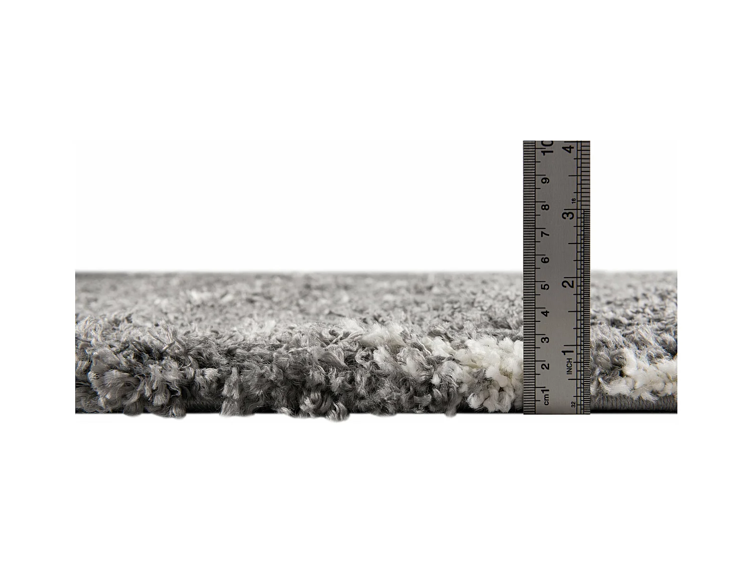 Tapis shaggy 160x245 gris pierre Lachen Fence