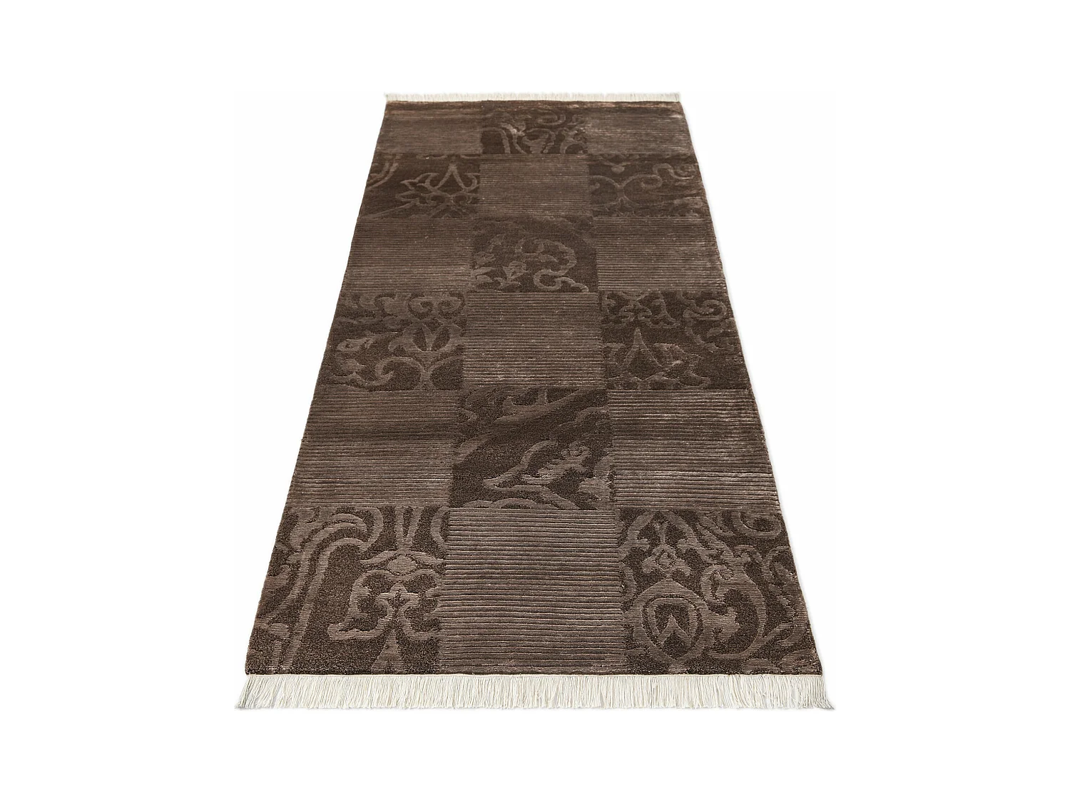 Loper-Woltapijt 203x84 Bruin Darya