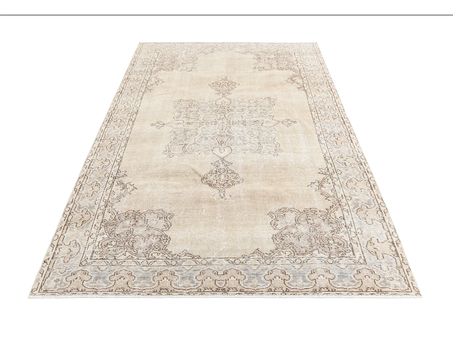 Tapis de laine 142x239 brun Ultra Vintage