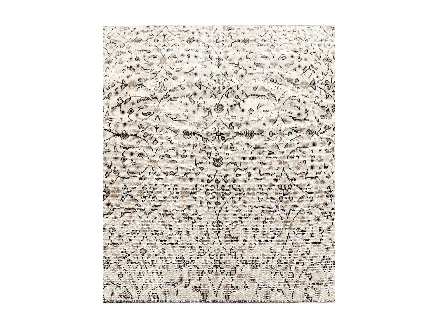 Tapis de laine 104x201 beige Ultra Vintage