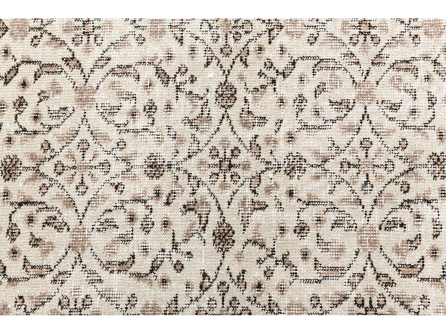 Tapis de laine 104x201 beige Ultra Vintage