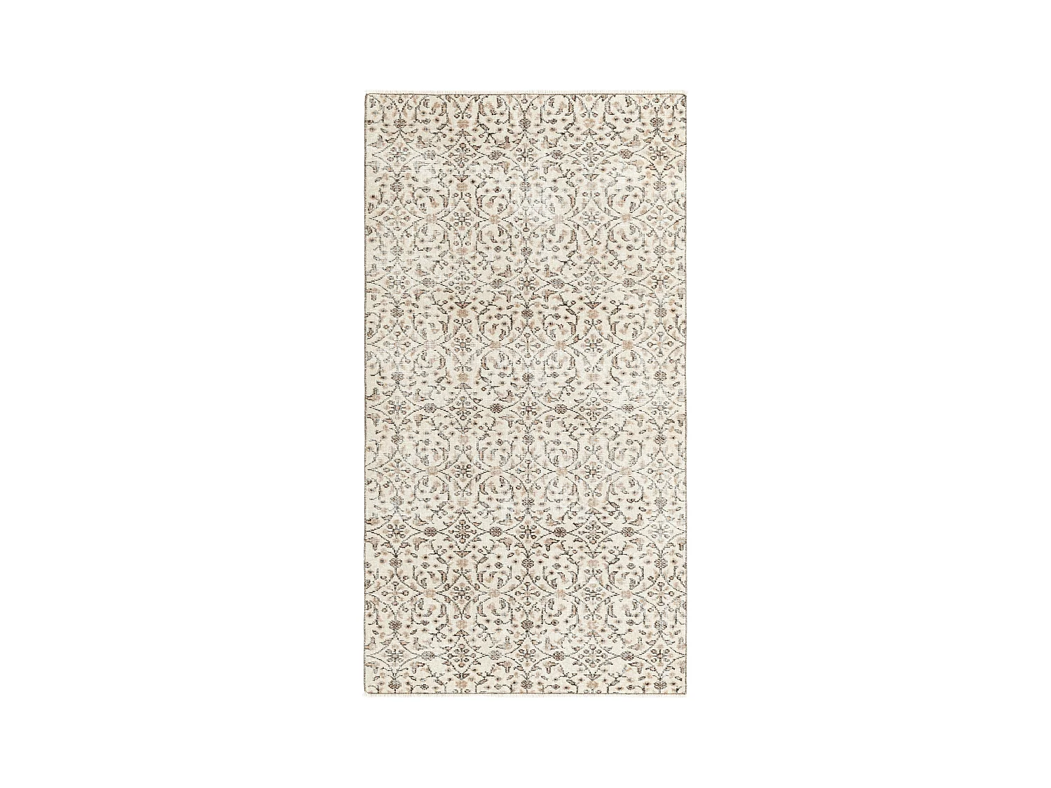 Wollteppich 104x201 Beige Ultra Vintage
