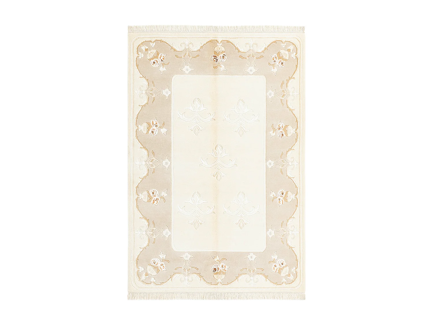Wollteppich 122x188 Beige Darya