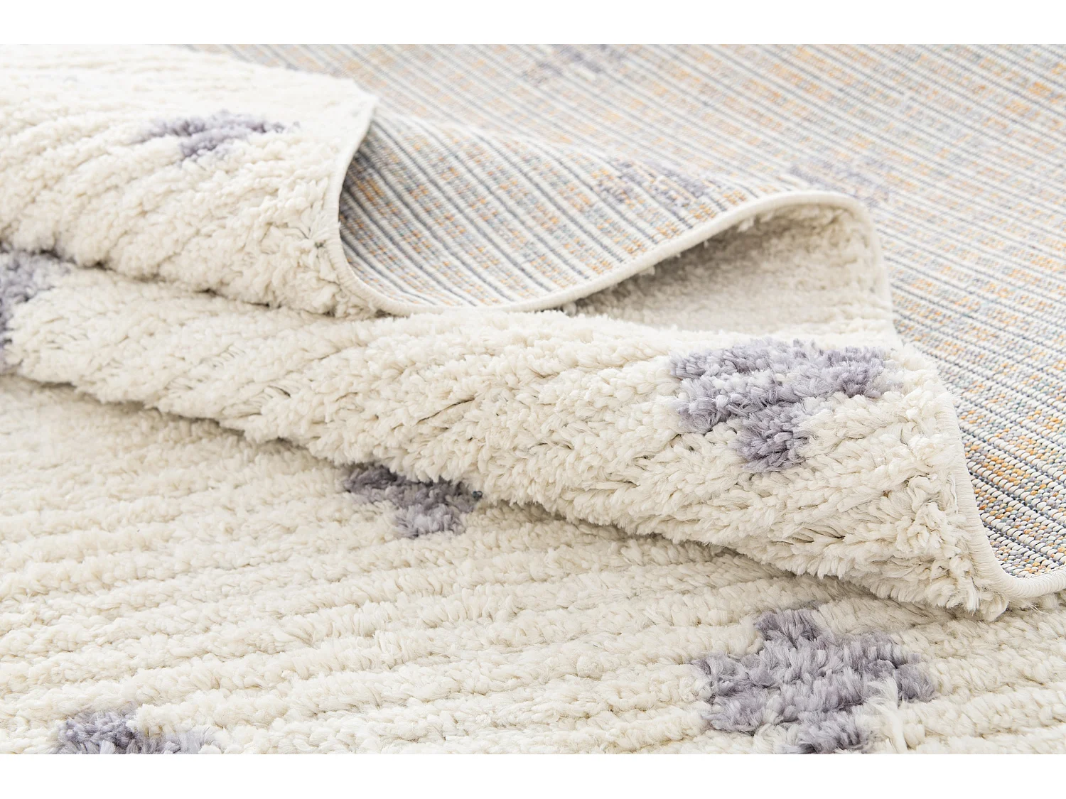 Hochflorteppich 80x305 Beige Frauenfeld Rood