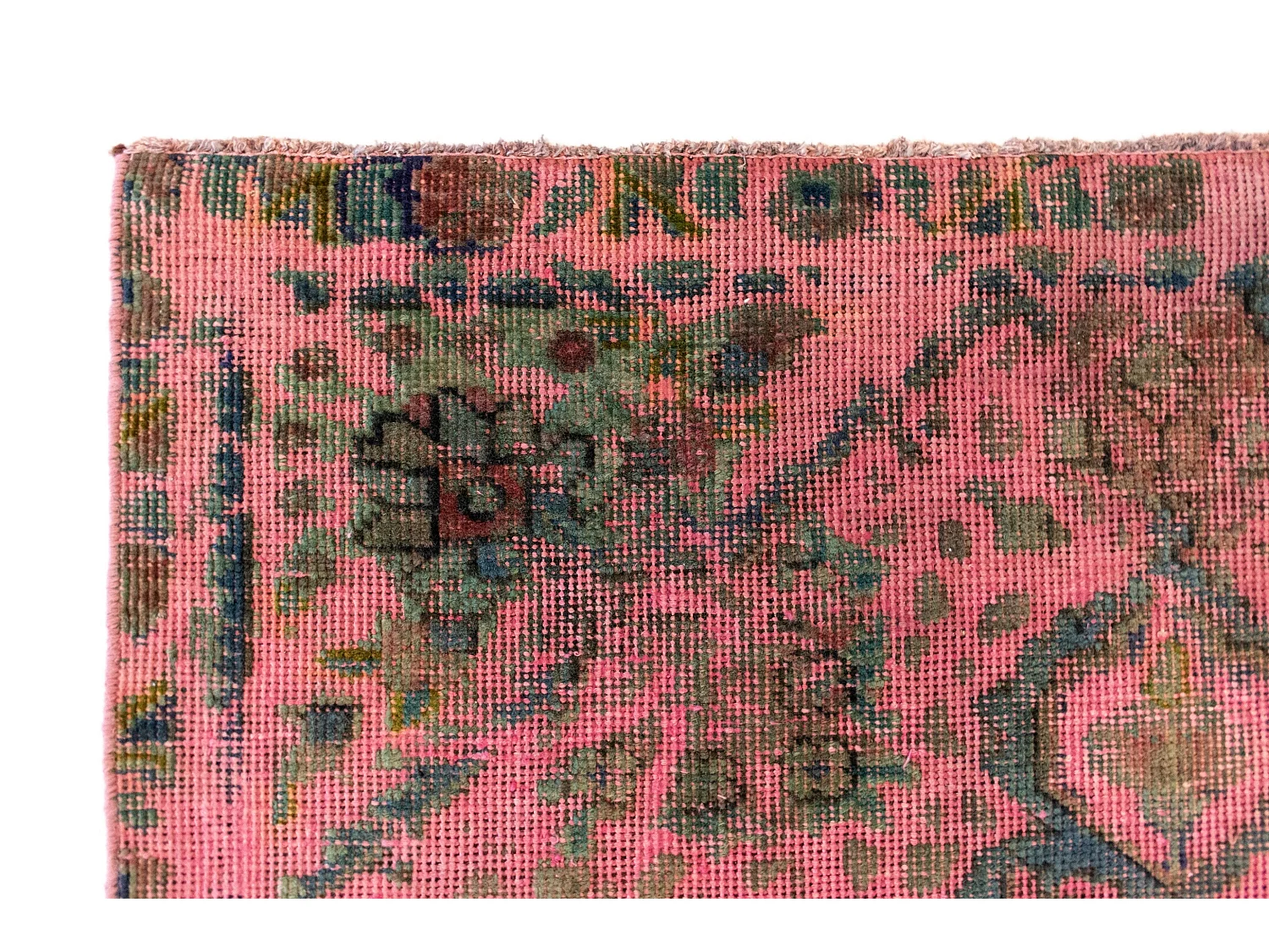 Tappeto per corridoio in lana 90x140 rosa Vintage Royal