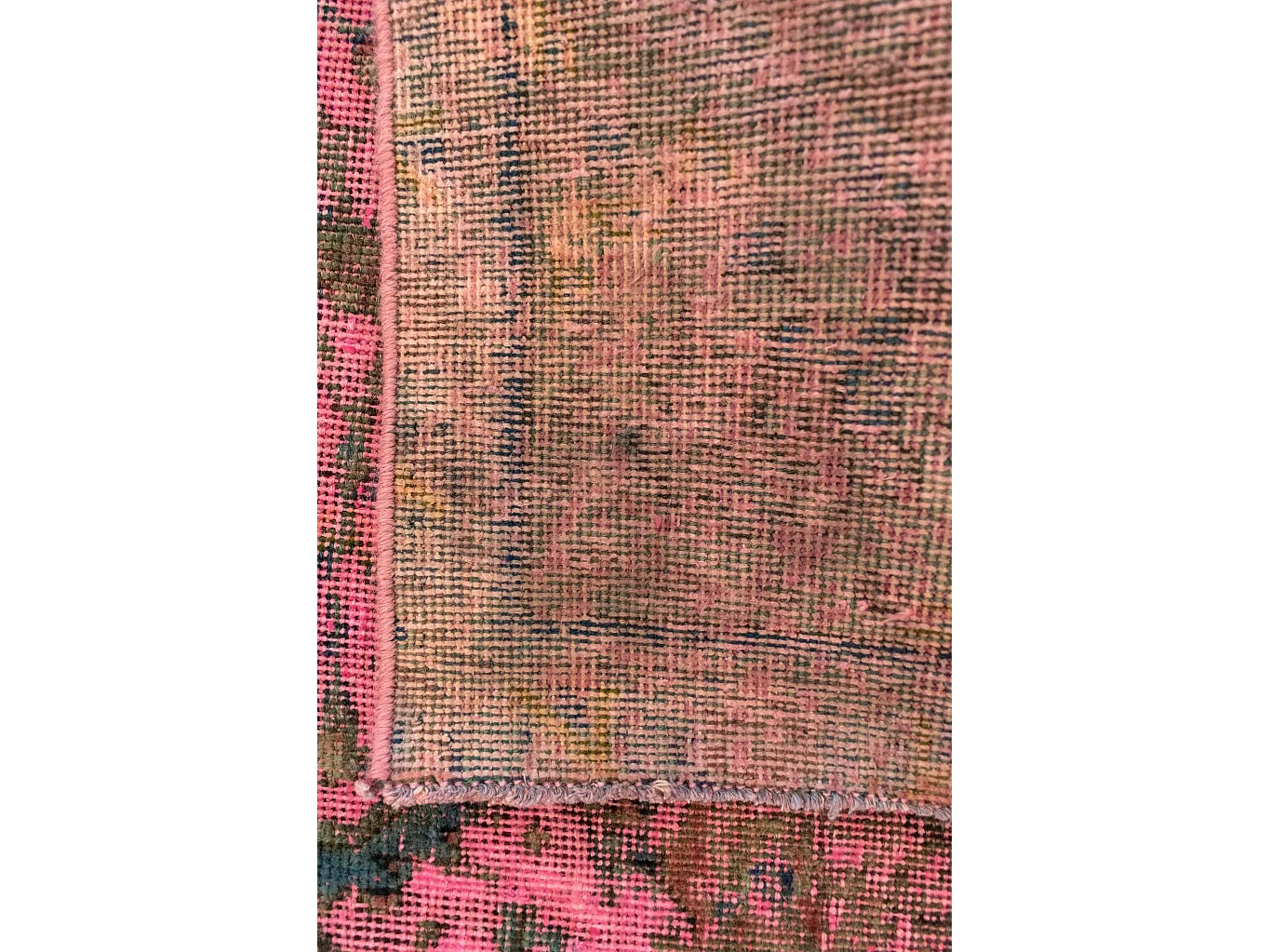 Tappeto per corridoio in lana 90x140 rosa Vintage Royal