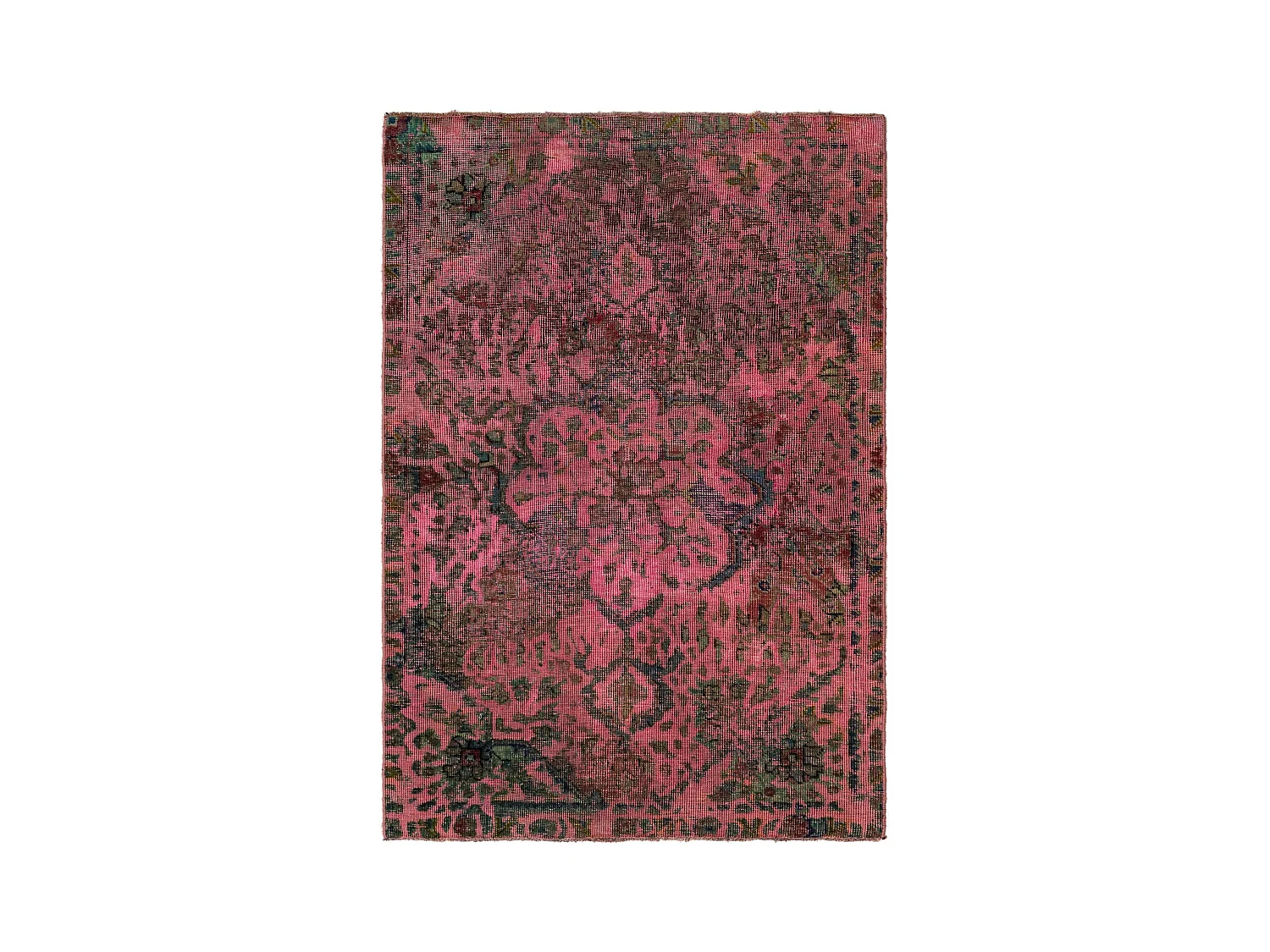 Tapis de couloir en laine 90x140 rose Vintage Royal