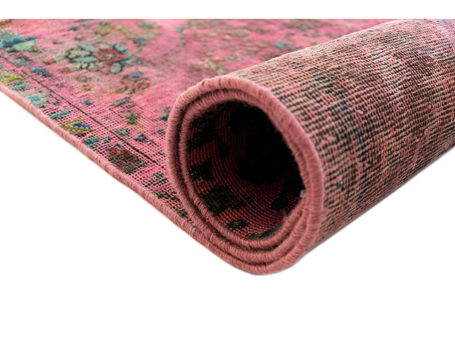 Loper-Woltapijt 140x90 Roze Vintage Royal