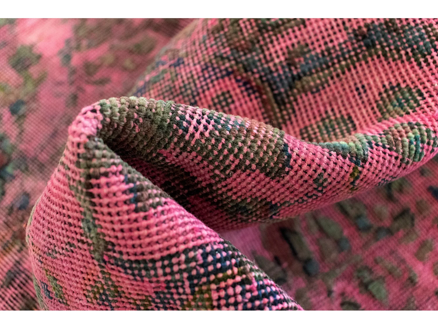 Loper-Woltapijt 140x90 Roze Vintage Royal