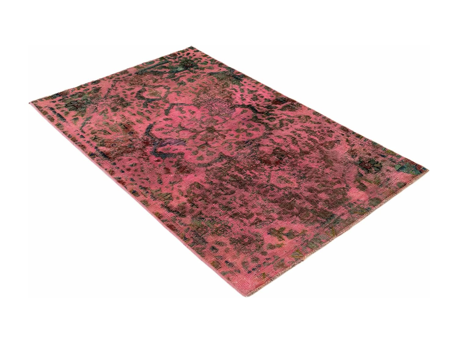 Tapis de couloir en laine 90x140 rose Vintage Royal