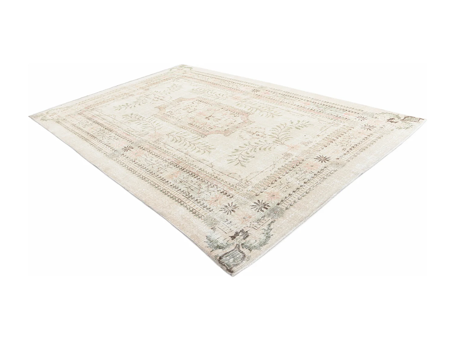 Tapis de laine 218x330 beige Ultra Vintage