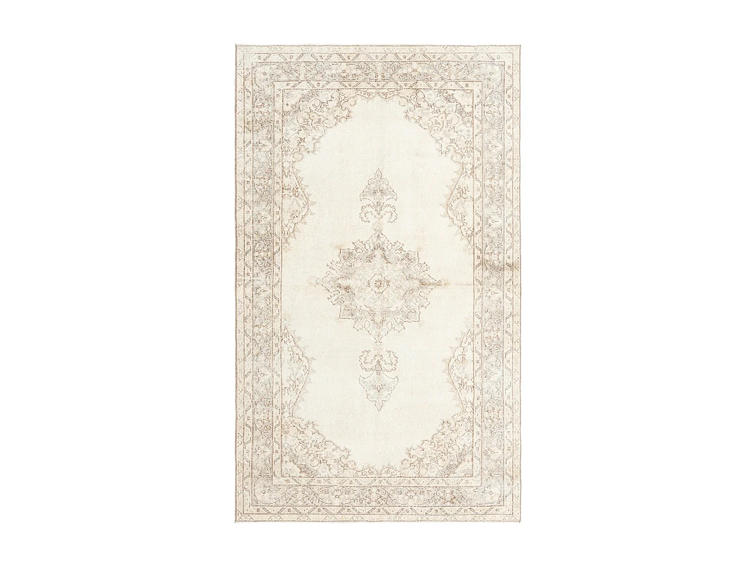 Tapis de laine 155x257 beige Ultra Vintage