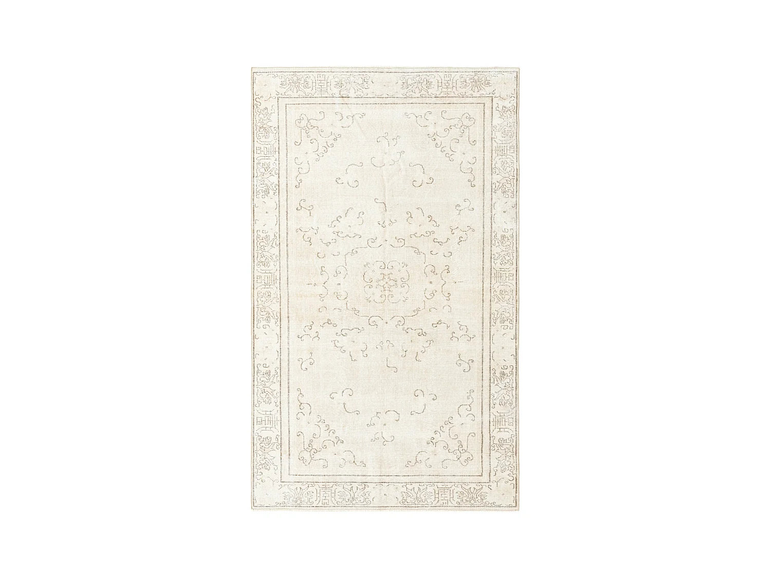 Tapis de laine 165x277 brun Ultra Vintage