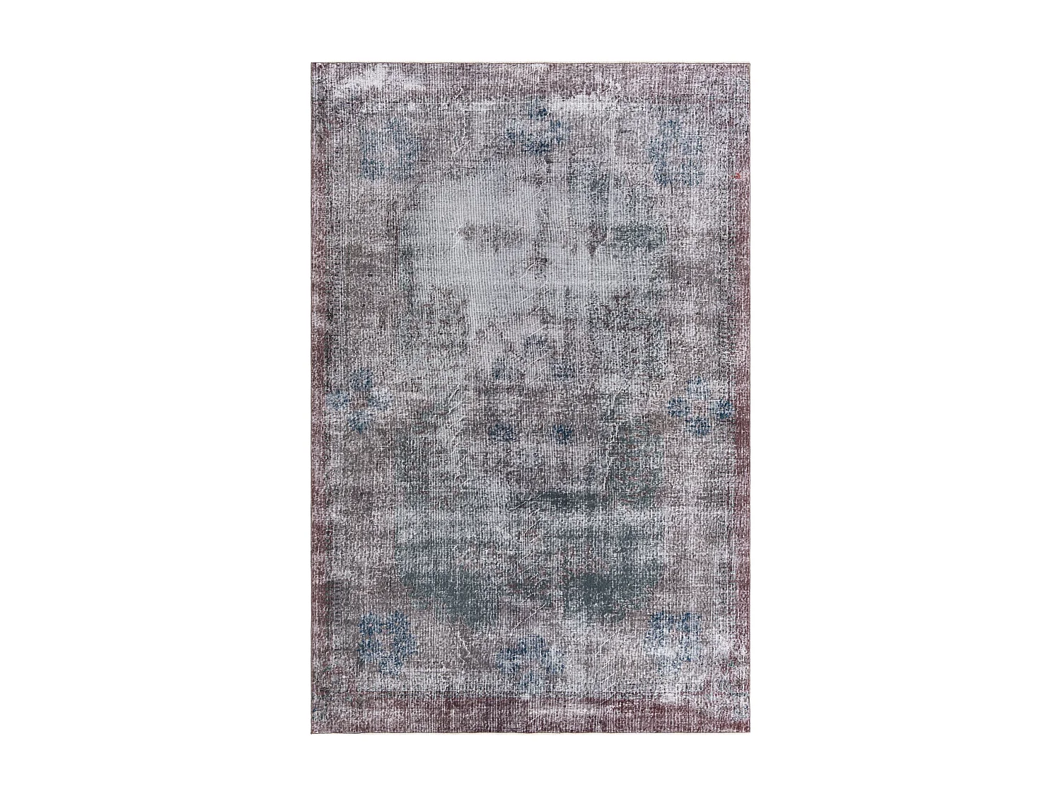 Wollteppich 201x305 Grau Ultra Vintage