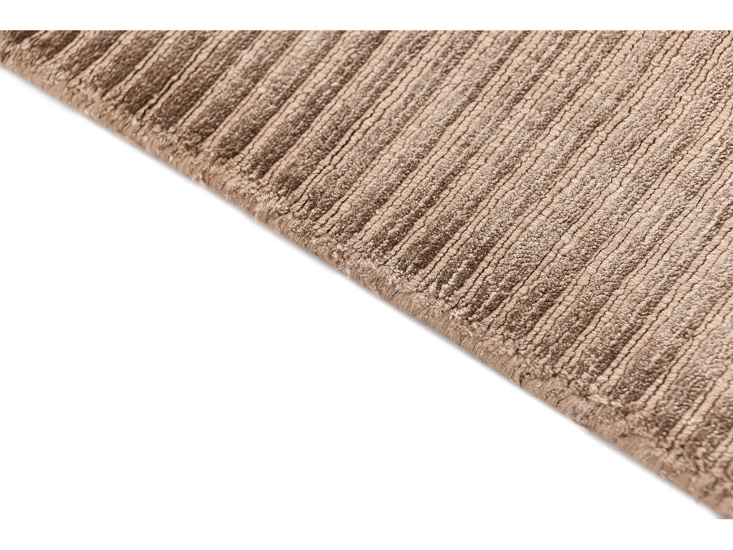 Tapis de couloir en laine 81x203 brun Darya