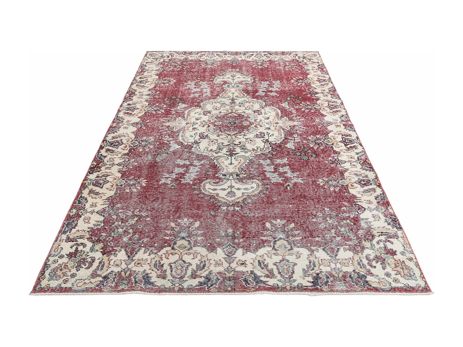 Tapis de laine 165x287 beige Ultra Vintage