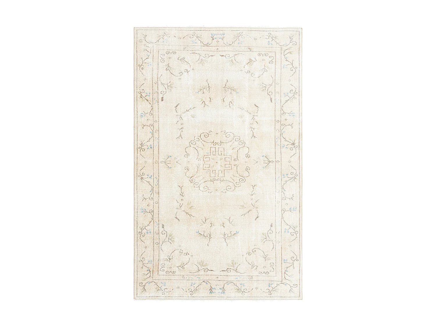 Tapis de laine 165x279 beige Ultra Vintage