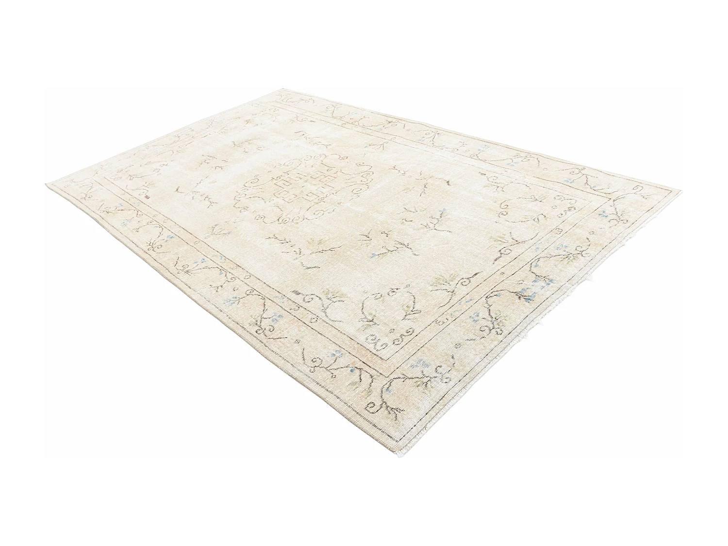 Tapis de laine 165x279 beige Ultra Vintage