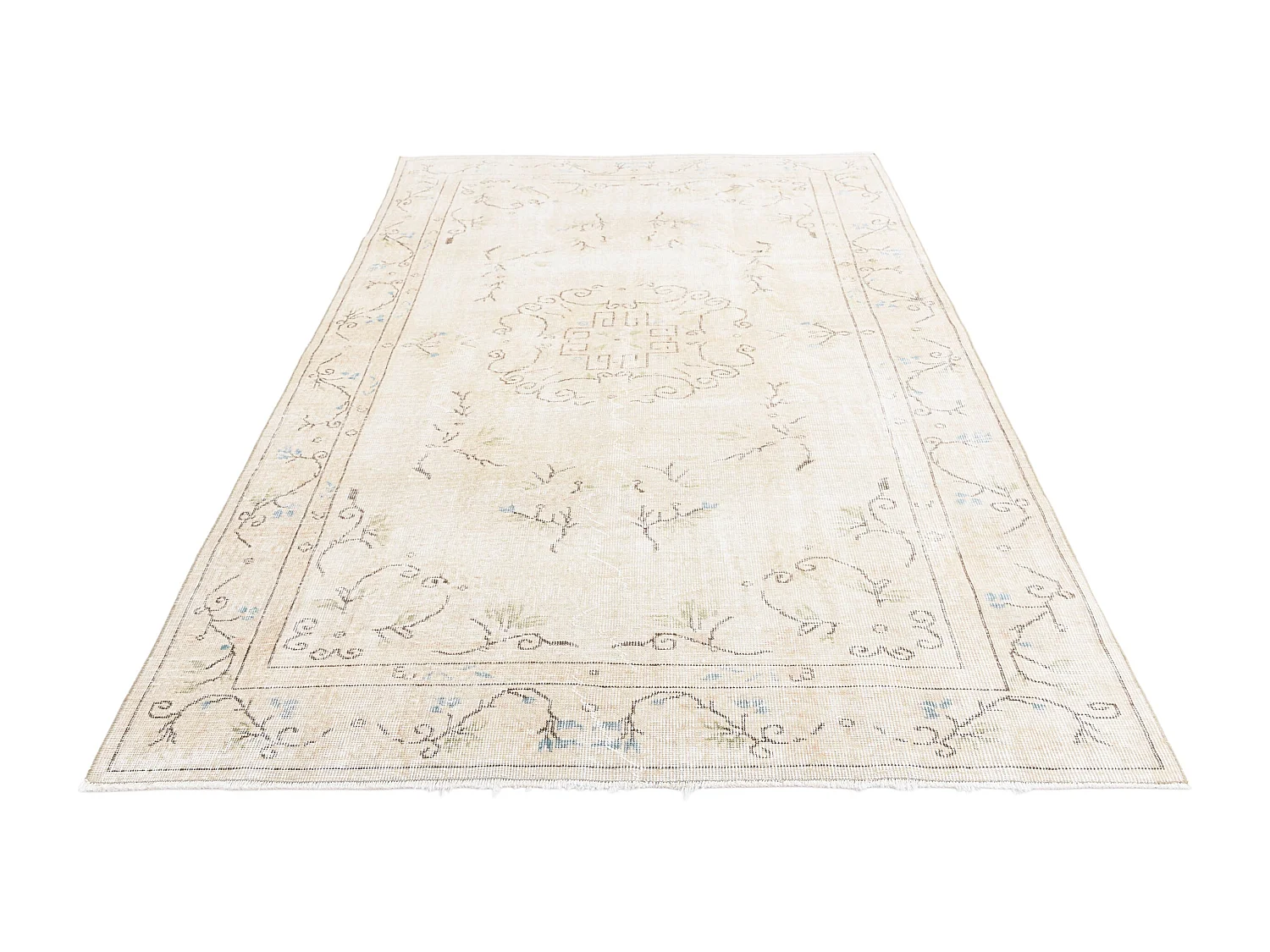 Tapis de laine 165x279 beige Ultra Vintage