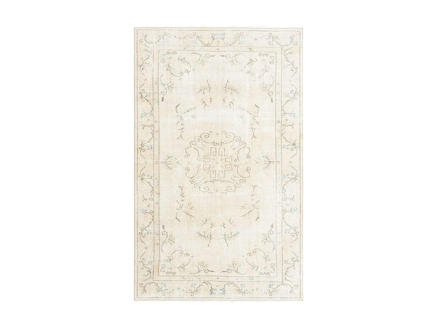Tapis de laine 165x279 beige Ultra Vintage