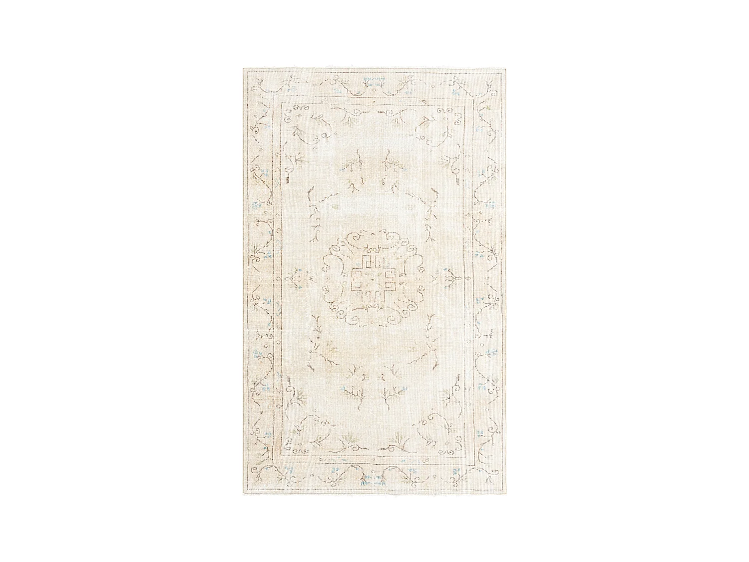 Wollteppich 165x279 Beige Ultra Vintage