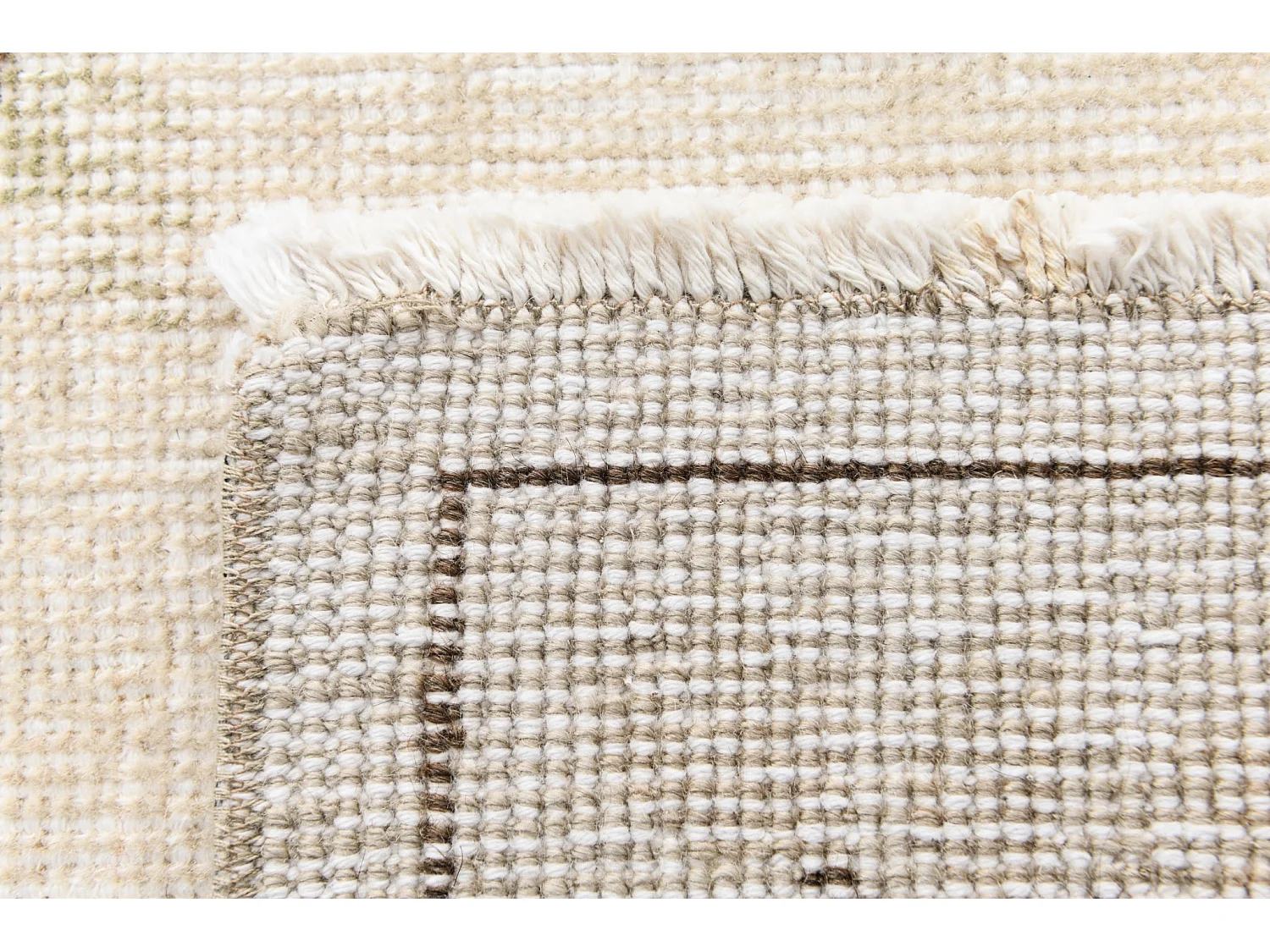 Tapis de laine 165x279 beige Ultra Vintage