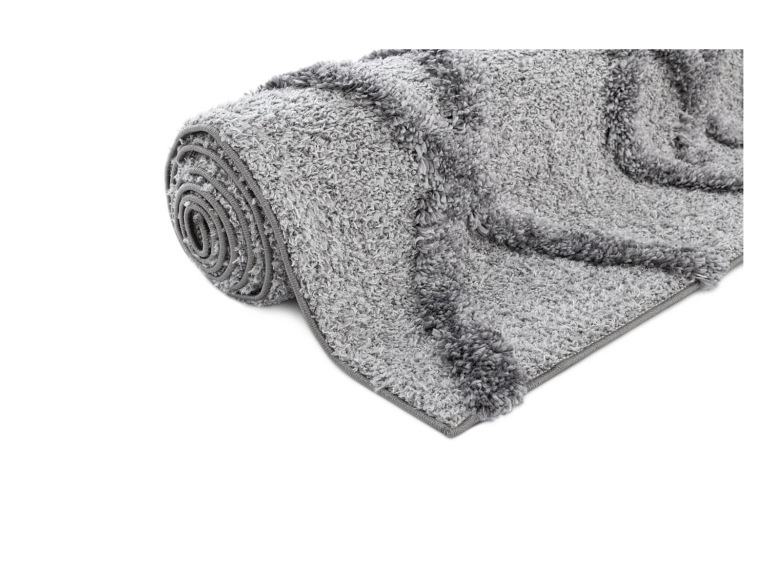 Hoogpolig tapijt 185x125 Grijs Thun Tribus